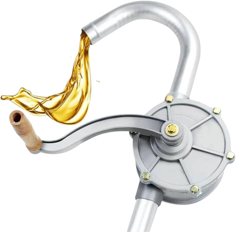 15 To 55 Gallon Drum Pump, Upgraded All-Aluminum Oil Transfer Barrel Pump, Hand Fuel Pumps For Diesel, Hydraulic Fluid G
