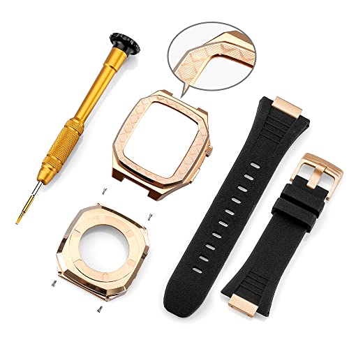 Kit modification Apple Watch boîtier métal et bracelet premium élégant - 4