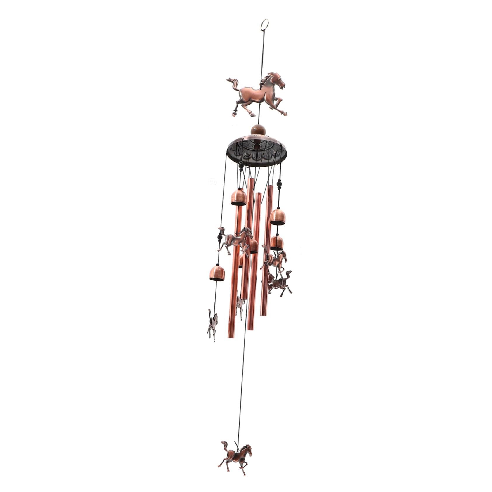Abaodam 3 Stück Chic für Garten Pferde Glockenspiel für Außenbereiche Dekorative Hängende Windglocke für Terrasse Perfektes Ornament für Gartenliebhaber und Dekorationsfreunde