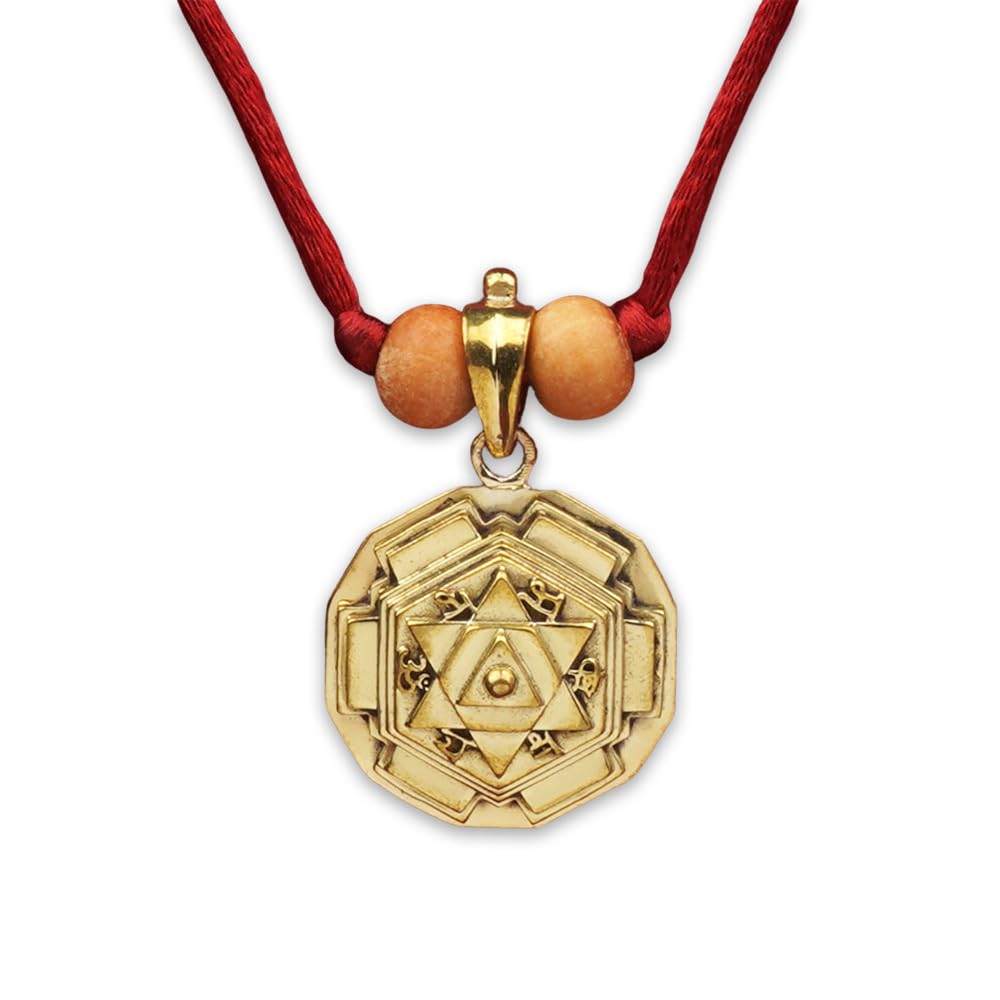 rudra centre Shiva 3D Yantra Brass Pendant-picture-52