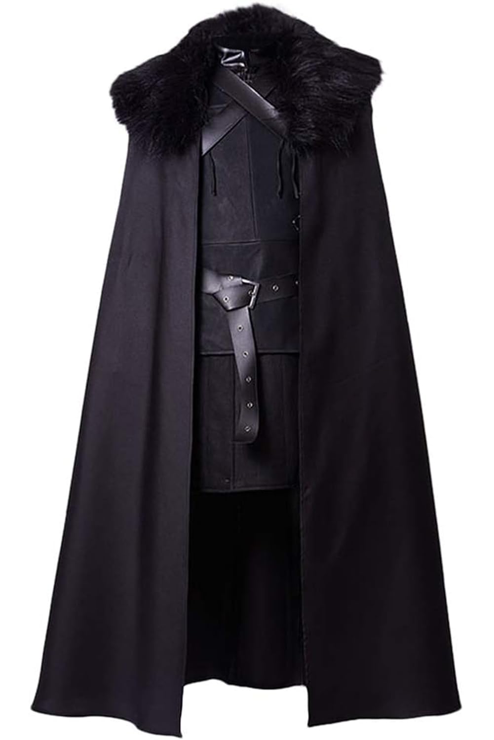 Medieval Viking Cosplay Costume Night's Watch Suit Halloween Renaissance Costume Cloak Outfit
