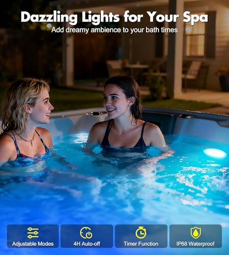 Éclairage piscines aimanté étanche IP68 avec télécommande