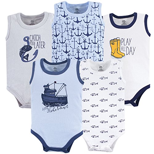 Image of Yoga Sprout 5-Pack Hanging Bodysuit