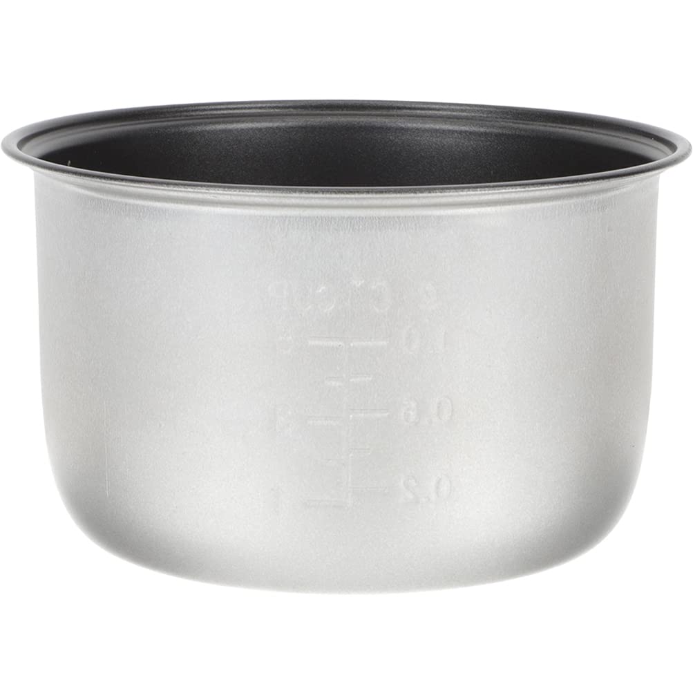 PATKAW Doublure De Cuiseur À Riz Réservoir Intérieur De Riz Bol De Mélange De Cuisine Accessoire Instapot Pot De Machine À Riz Pot Instantanés Cuiseur À Riz Antiadhésif Pot Cuisinière