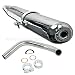 Produktbild Auspuffset: Auspuff mit Krümmer und Anbauteilen chrom für Simson S50 - S51 - S70 - Kr51-2 Schwalbe