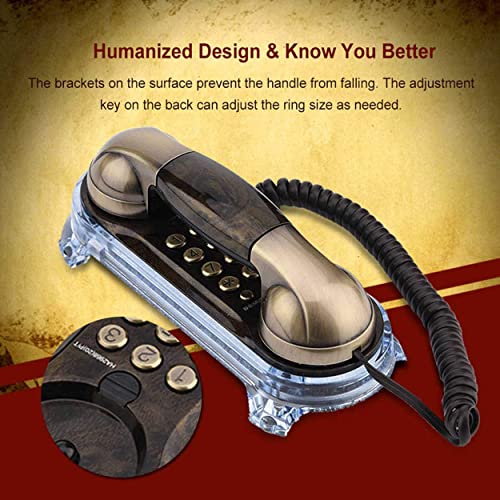 Image of VENJA KX-T777 Corded Landline Telephone for Office, School Reliable Wired Desk Phone with LAN Intercom Receiver,Clear Sound, Wall Mount Option & Durable Build Ideal for Daily Basic Calling Use