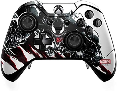 Skinit Decal Gaming Pores and skin Appropriate with Xbox One Elite Controller – Formally Licensed Marvel/Disney Venom Slashes Design