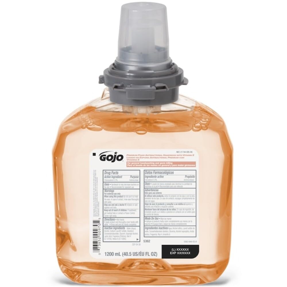 Amazon.com: Gojo Hand Soap, Antibacterial, Foam, 1200 ml, Fruit