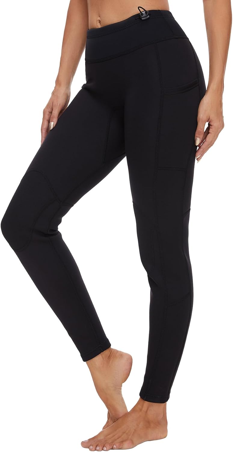 Lemorecn Wetsuit Pants Women 2mm and Wetsuit Pants Women 1.5mm Neoprene for Swimming Canoeing Snorkeling Scuba Kayaking