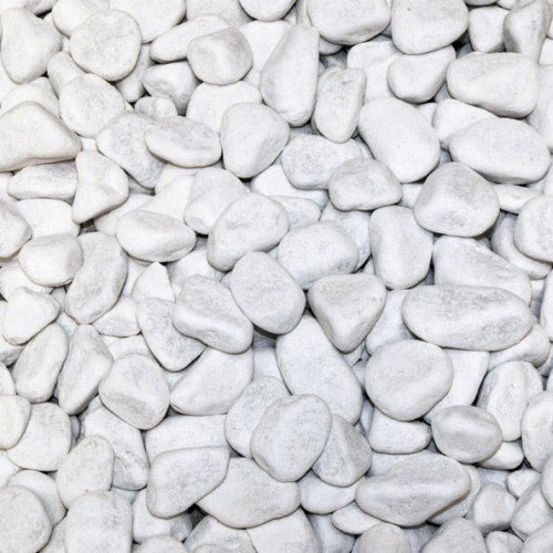Hamann Marmorkies Carrara 15-25 mm 25 kg Dekorative Gartengestaltung, Wege, Einfahrten, Beet, Kiesgitter, Garten,
