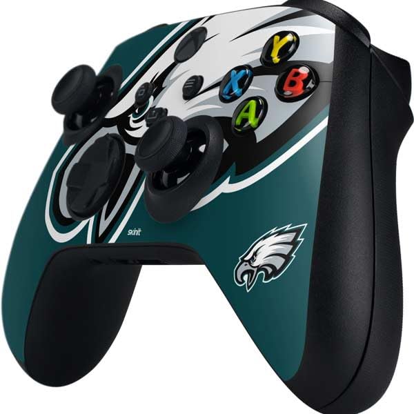 Skinit Decal Gaming Skin Compatible with Xbox Series X Controller - Officially Licensed NFL Philadelphia Eagles Large Logo Design