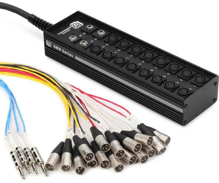 Proco SMA1604FBQ-25 StageMaster 16x4 Stage Snake with 1/4 Inches Returns - 25 Feet