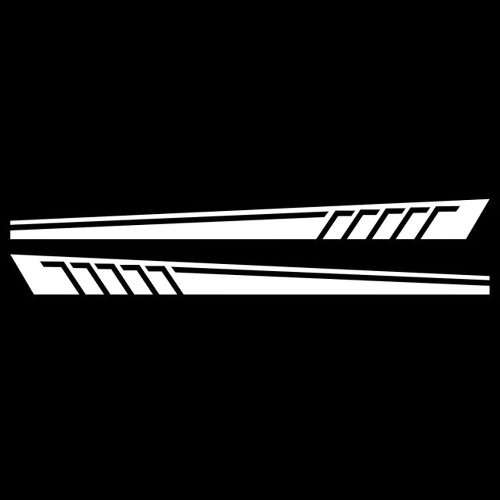 Sport Racing Stripes Auto Adesivo SUV Modellazione Fai da Te Ornamento Corpo Porta Laterale Linea di Vita Decalcomanie in Vinile