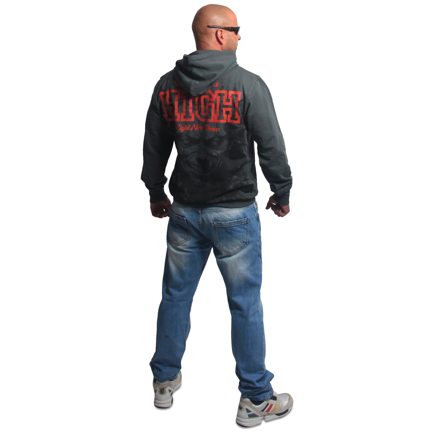 Yakuza Herren Get High Hoodie Kapuzenpullover
