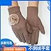 keynoyin Winter Cycling Warm Fleece Gloves, Touch Screen Outdoor Fleece Gloves - Large ry Ball Khaki