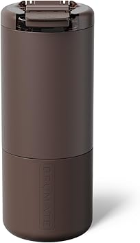 BruMate Strova 18oz 100% Leakproof Insulated Coffee Mug | Ceramic-Lined Interior | Built-In Silicone Sleeve for Travel | Locking Flip Lid Java