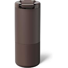 Br Mate Strova 18oz 100% Leakproof Insulated Coffee Mug | Ceramic-Lined Interior | Built-In Silicone Sleeve for Travel | Locking Flip Lid Java