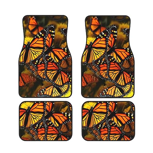 Tapis de sol voiture papillons Monarch finition antidérapante