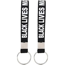 2pcs Key Chain Key Ring Silicone Unisex Bracelet Wristbands with Special Letter for Women Men