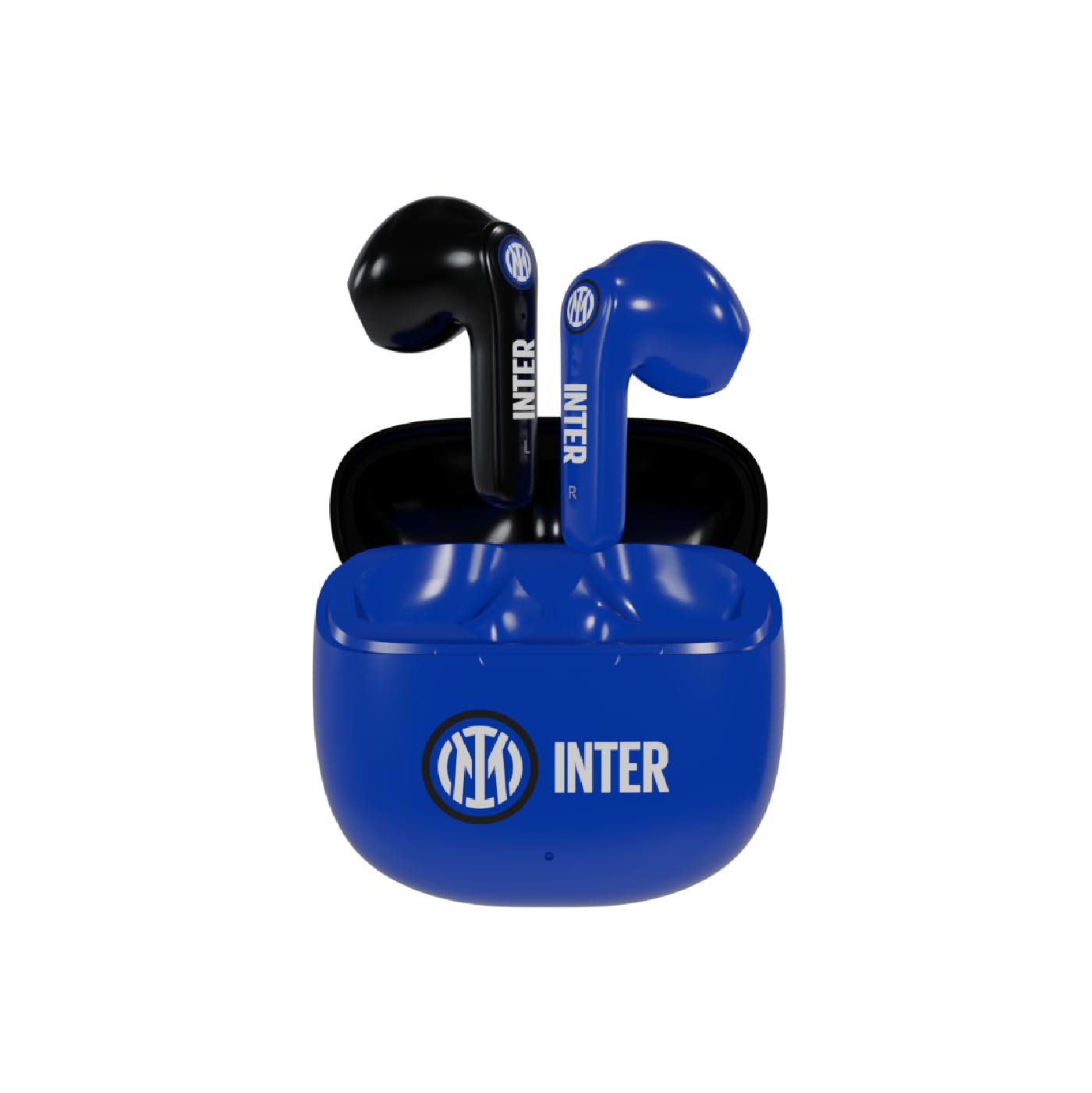 Techmade Schwarz Inter, Kabellose In-Ear-Kopfhörer, Mit Ladebox, /Hellblau