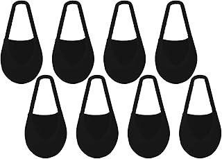 Sundaylike life Sports Socks Women 4 Pairs Women's Ballerina Socks Solid Non Slip Socks Lace Splice Socks Boat Socks Foot Warmers Men