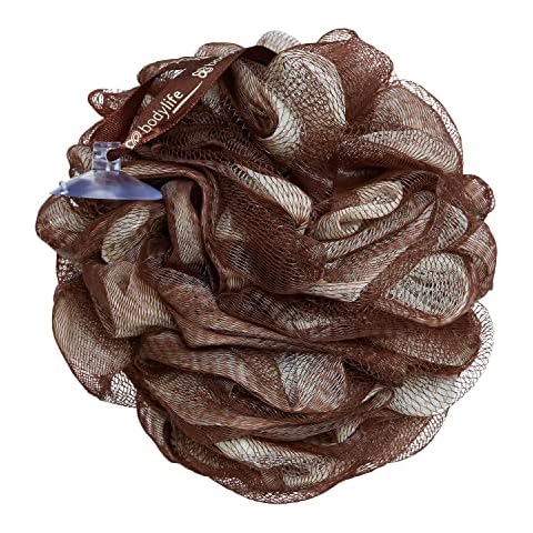 Bodylife Large Chocolate Exfoliating Body Puff Cover