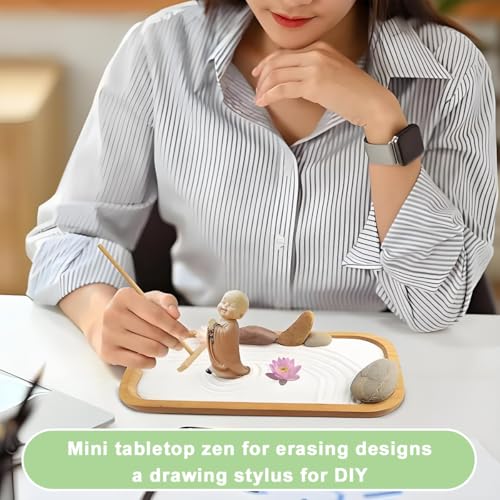 Mini rastrillos zen para arena, pack x4 miniatura 4