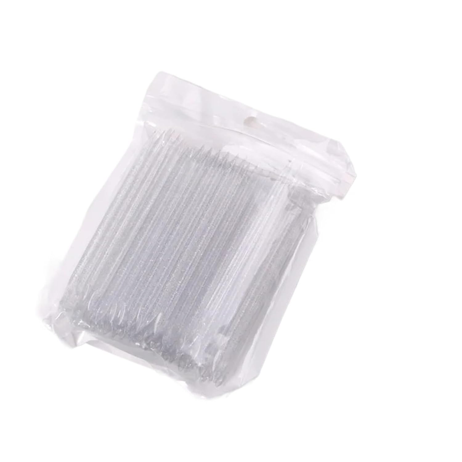 Nail Art Sticks 2000pcs Double Side Sticks For Nails Cuticle Pusher Plastic Dotting Pen Manicure Fingernail Care Tools(Clear)