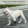 ETIAL Dog Paw Wound Recovery Boot, Breathable Dog Bootie for Injured Paw, Anti-Slip Dog Shoe with Self-Adhesive Strap, Dog Paw Protector for Outdoor Walking & Keep Dogs from Licking Wounds (L)