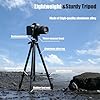 71″ Camera Tripod Aluminum Tall Tripod Stand Compatible with Canon Nikon with Wireless Remote Phone Holder and Bag Max Load 6.6 LB #4