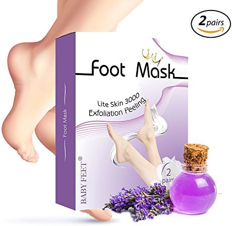Foot Peel Mask 2 Pairs Foot Peeling Mask For Soft Feet - Foot Peeling Gel - Socks Booties Soft & Smooth Feet For Men And Women - Result - Your feet become like Baby feet