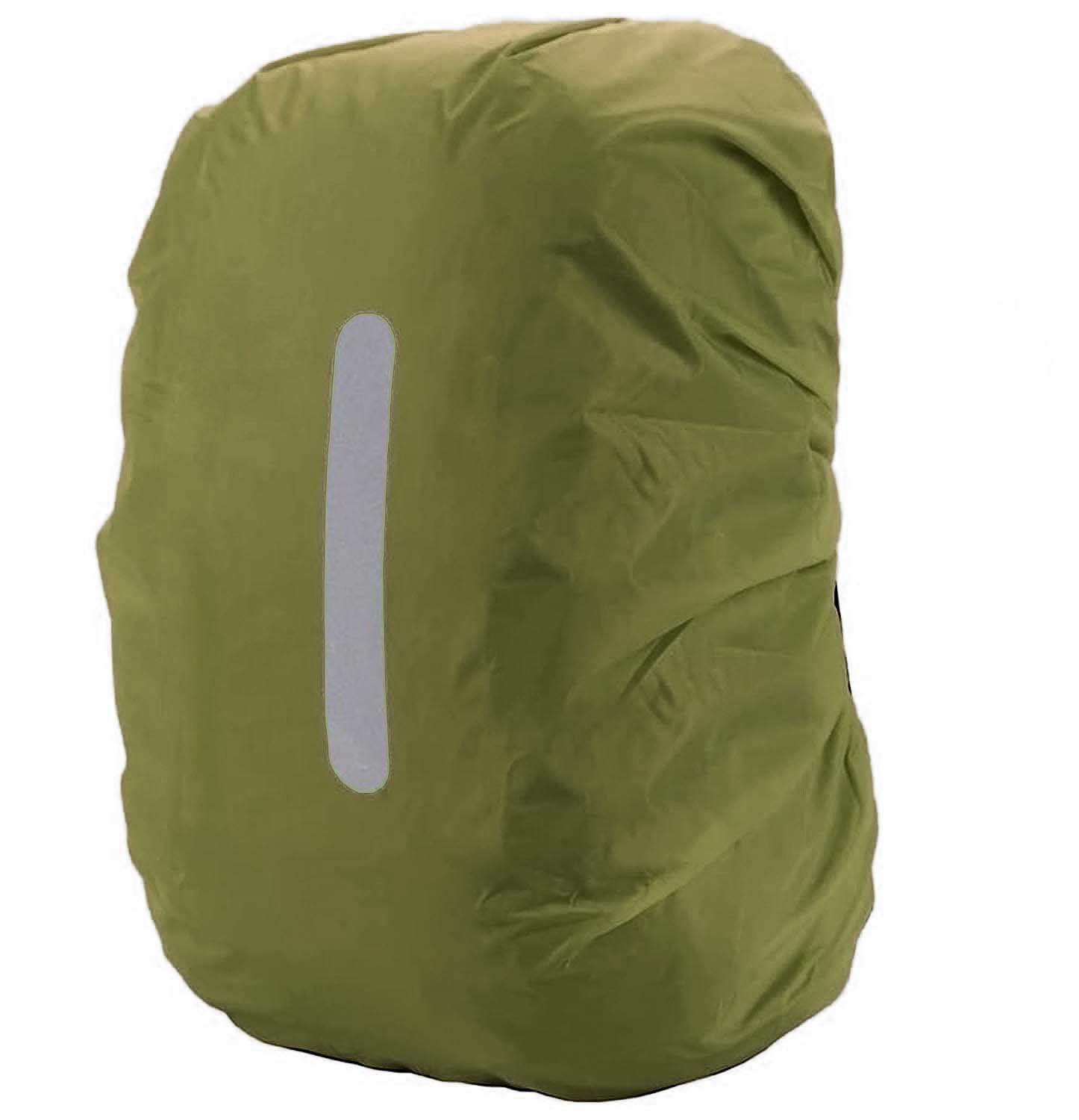 PINEPAN Regenschutz für Rucksäcke mit reflektierenden Streifen, 15L-100L, wasserdichter Rucksack-Regenschutz, Schultasche für Wandern, Camping, Reisen, Radfahren