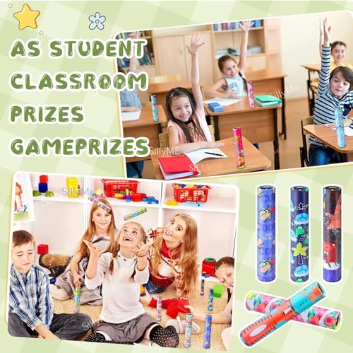 Image of 12pcs Kaleidoscope - Return Gifts Birthday Party for Kids - Best Bulk Return Gift for Kids Birthday Age 6-10 6-12 Years - Educational Toy