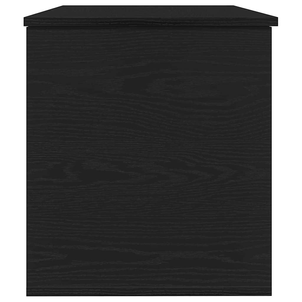 vidaXL Caja de Almacenamiento Roble Negro 100 x 42 x 46 cm, Caja de Almacenamiento Moderna, Organizador Rectangular, Solución sin Desorden, Espacio Ample, Diseño Compacto | Genoeg plek om al je spullen op te bergen, Gemaakt voor de lange termijn, perfect