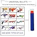 Dreampark Refill Bullet Darts 300 PCS for N-Strike Elite Blasters Nerf Guns Standard Size and Soft Hollow Rubber Tips for Kids Toys ( Blue )