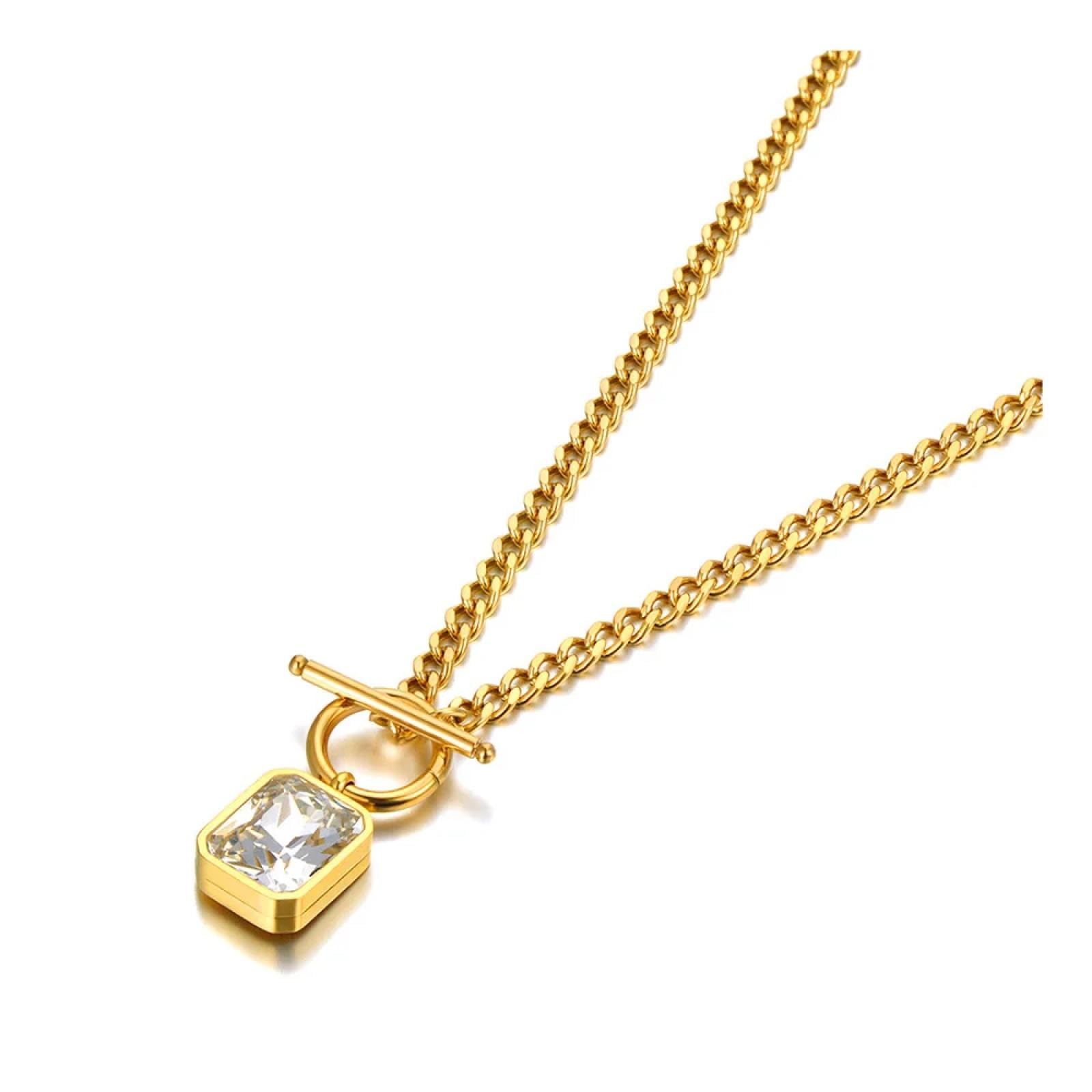 Tendenza Catena Ciondolo Uomo Donna Gioielli Geometrici collane a Pendente Collana di per Donne n21267g-
