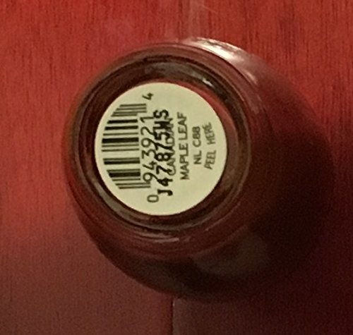 CANADIAN MAPLE LEAF NL C88 Nail Polish Lacquer .5oz - 1 Bottle.