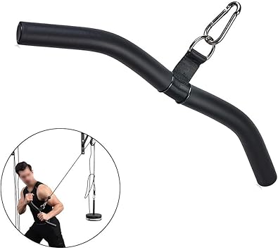 Barra desplegable para tríceps y músculos de espalda, eficaz para uso doméstico y gimnasio3