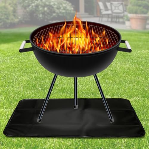 Tapis de foyer double face de haute qualité pour barbecue et camping - 3