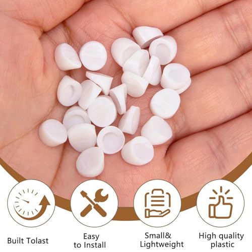 Inserts en silicone pour masquer les trous de vis et protéger les cadres de porte - 8