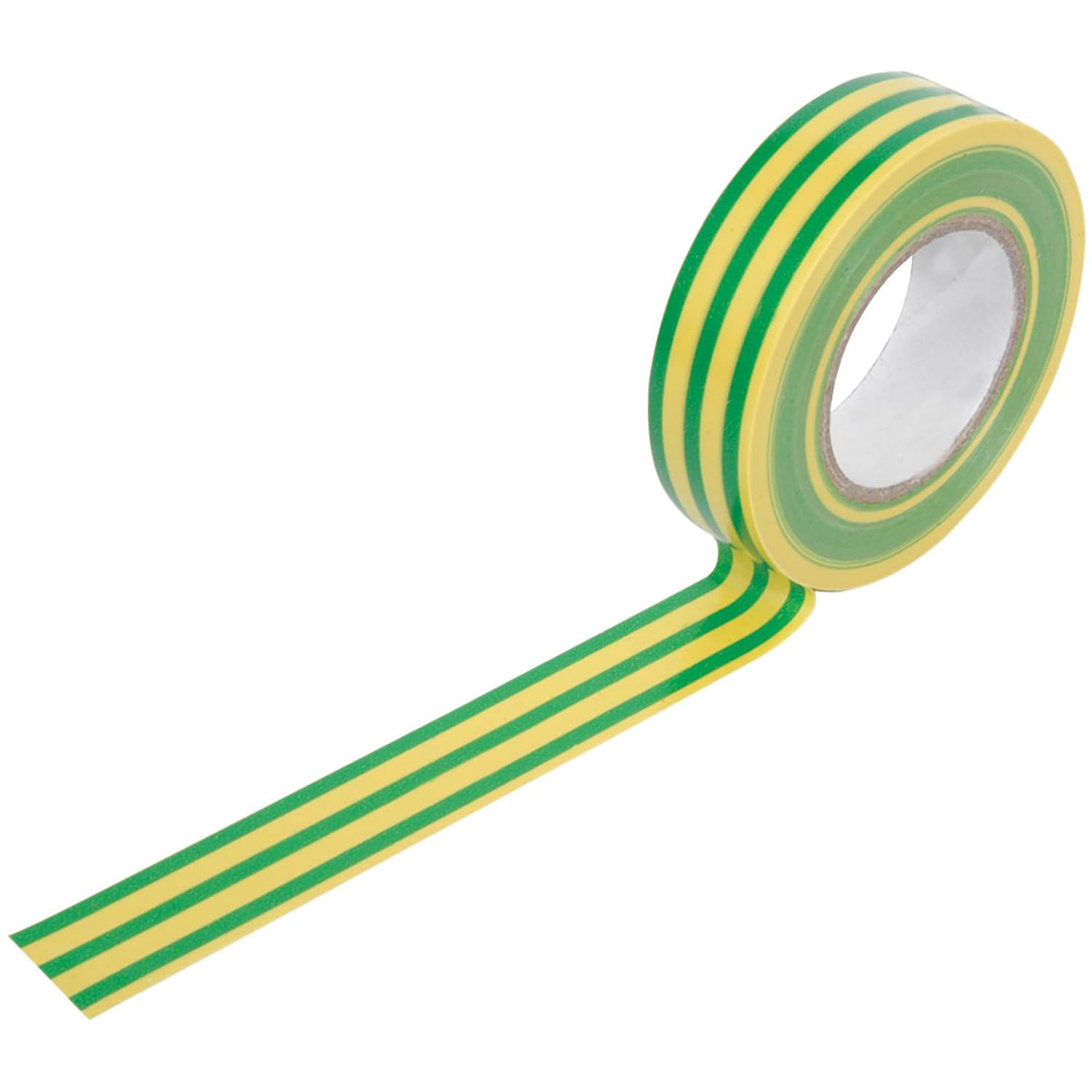 Insulation Tape - 19Mm X 20M - Pvc20ea Electrical Tape, 20M, Green/Yellow 5027785805793