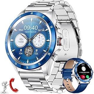 LIGE Smart Watch for Men with Bluetooth Call,1.32" Fitness Tracker Watch with Spo2/Blood Pressure/Heart Rate/Sleep Tracker,20 Sport Modes,IP67 Waterproof Smart Watches for Android IOS Blue