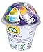 Produktbild Lena 32001 - Bastelset Holzperlen in Cupcake Dose, mit 200 Fädelperlen, 3 Anhänger und 3 Schnüre, blau, Holzfädelperlen Set für Kinder ab 4 Jahre, Perlen Set zum selber gestalten von Schmuckketten