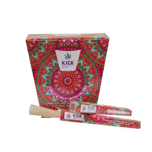 Buy KICK Slim Premium Brown Fill & Fly Pre-Rolled Cones (Pack of 56 ...