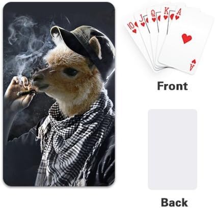 Fashion intimate llama Long neck Personalized Playing Cards Design With Single Side 2.1"x 3.5"