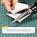 9 inch Sewing Scissors Sharp Leather Scissor for Fabric Cutting Dressmaking Shears with Ergonomic Handle (Comes with 5 accessories)