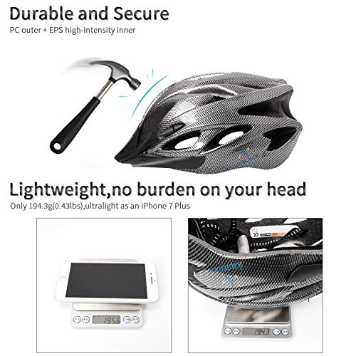 ioutdoor Erwachsene Fahrradhelm CE EN1078, EPS-Körper + PC-Schale, Robust und Ultraleicht, mit...