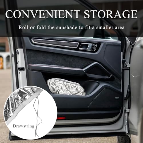 Image of Ohleats Baby Car Seat Sunshade Cover, Reflective Heat Protector for Keeping Infant Cool, Sun Seat Reflector to Maintain Cool Temperature