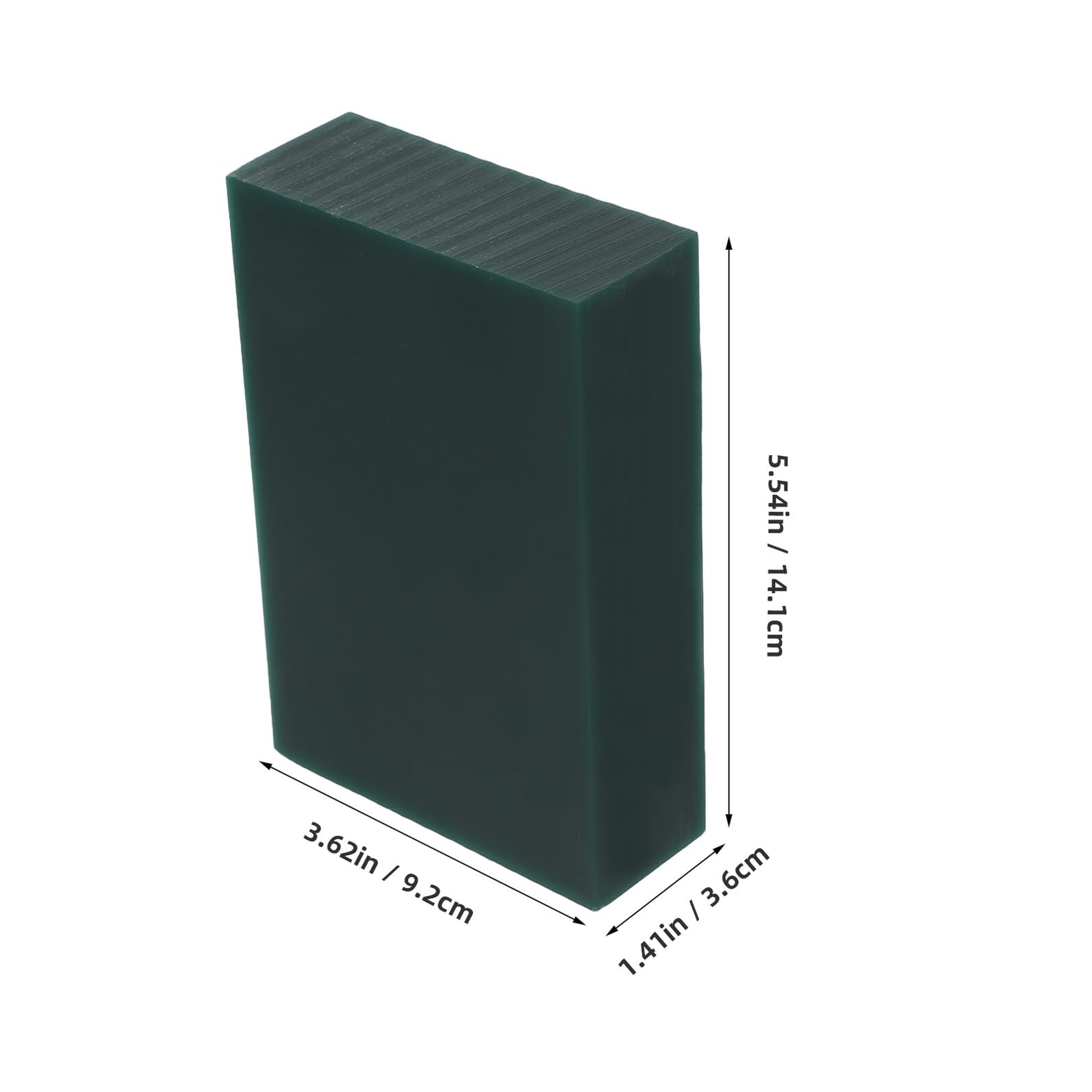PACKOVE Bloque de Cera para Moldear Joyas Verde, Cera para Fundición y Tallado Artesanal, Herramienta para Esculpir Joyería, Material Resistente a Altas Temperaturas, 1 Pieza