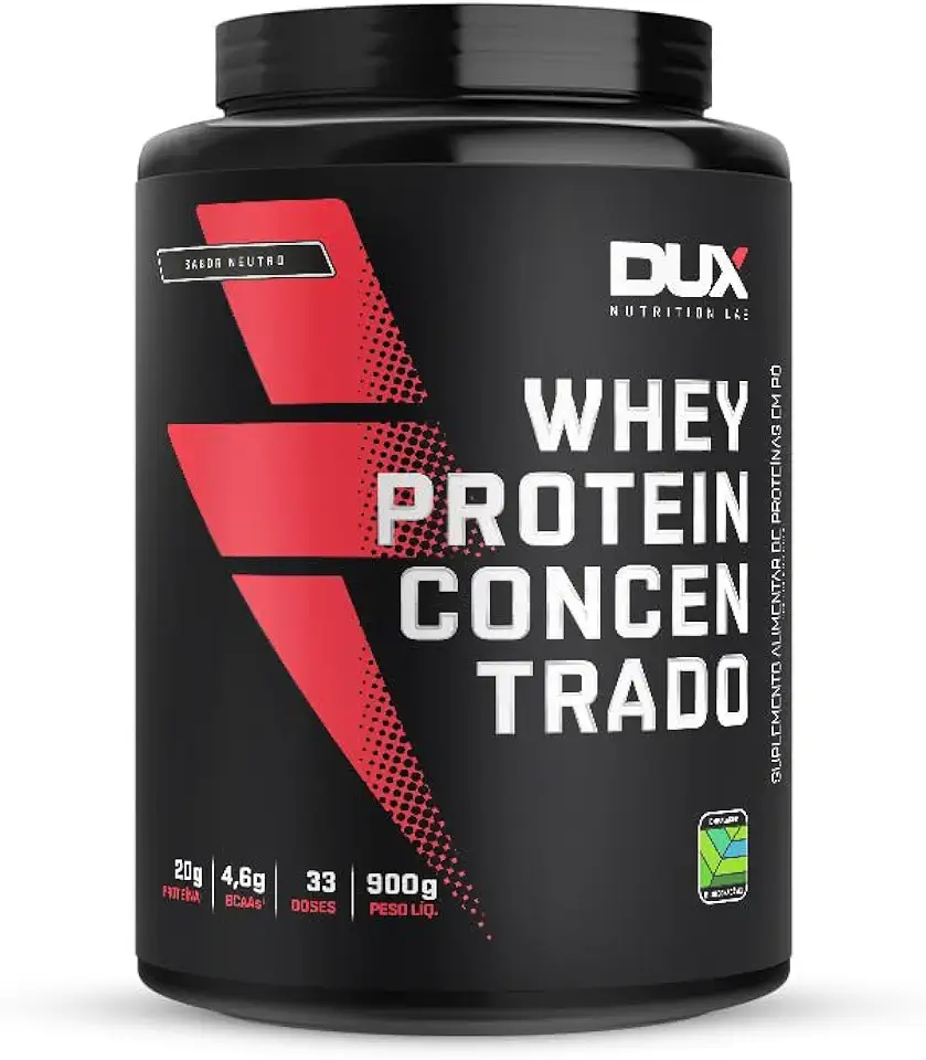 WHEY PROTEIN CONCENTRADO - POTE 900G Sem Sabor - Pote 900g
